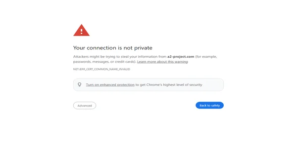 Screenshot of a2-project.com