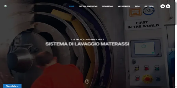 Screenshot of a3s-clean.com