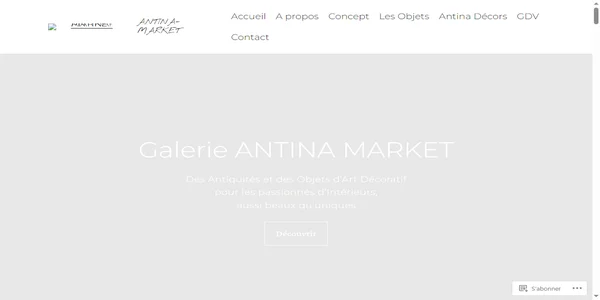 Screenshot of antina-market.com