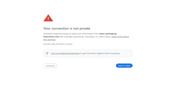 Screenshot of asian-packaging-federation.com