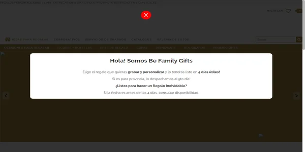 Screenshot of be-family.com