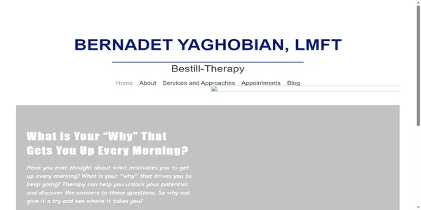 Screenshot of bestill-therapy.com