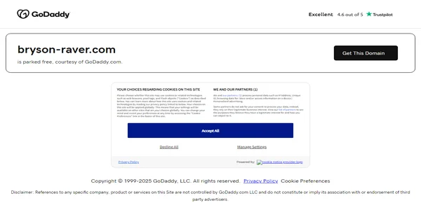 Screenshot of bryson-raver.com