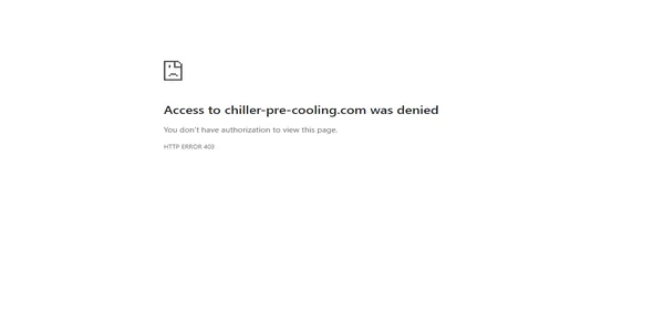 Screenshot of chiller-pre-cooling.com