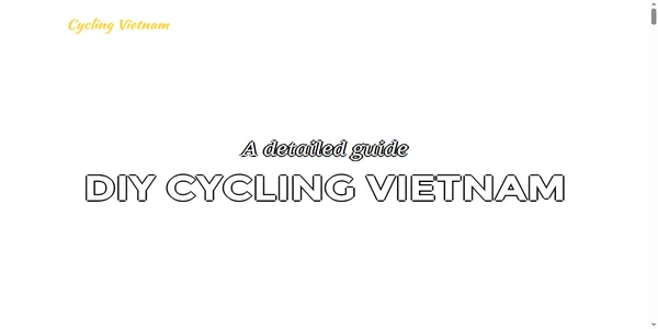 Screenshot of diy-cycling-vietnam.com