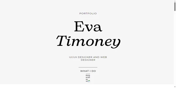 Screenshot of evatimoney-portfolio.com