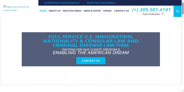Screenshot of figueroa-law.com