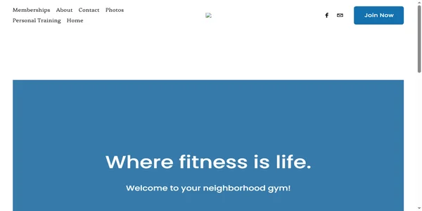 Screenshot of fitness-den.com