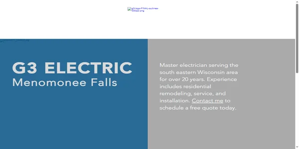 Screenshot of g3-electric.com