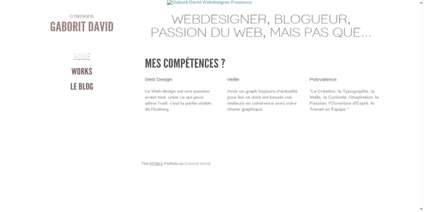 Screenshot of gaborit-d.com