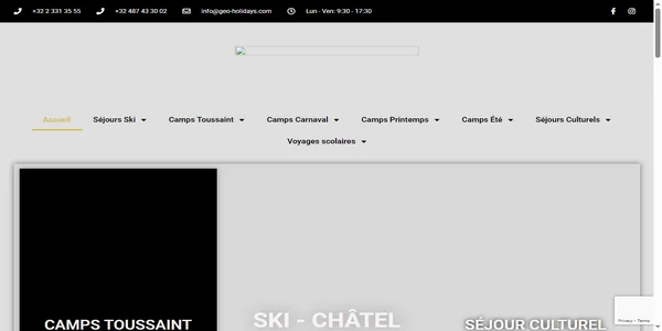 Screenshot of geo-holidays.com