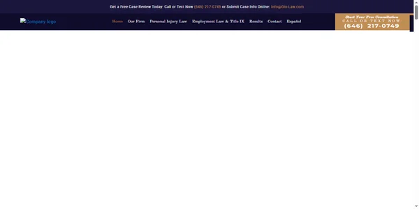 Screenshot of gio-law.com