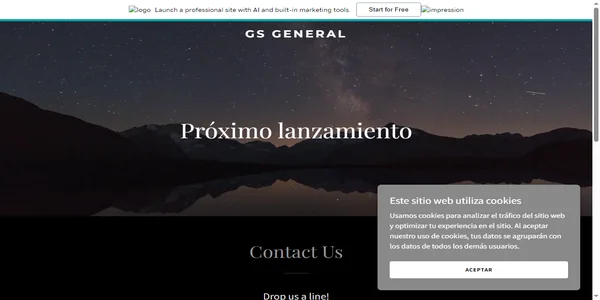 Screenshot of gs-general.com