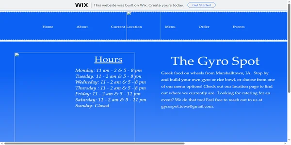 Screenshot of gyro-spot.com
