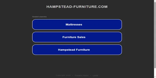 Screenshot of hampstead-furniture.com