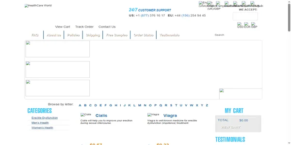 Screenshot of healthcare-world.com