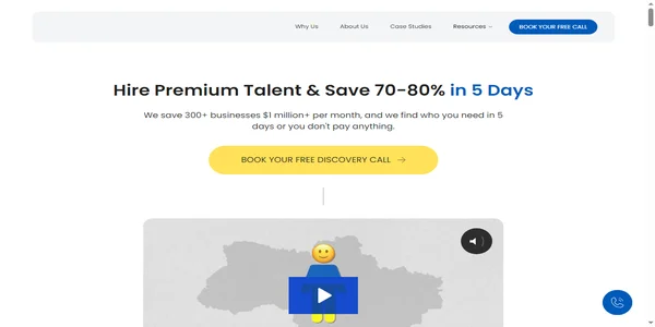 Screenshot of hire-ukraine.com