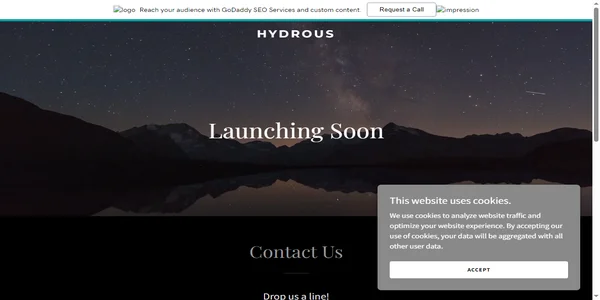 Screenshot of hydrous.com
