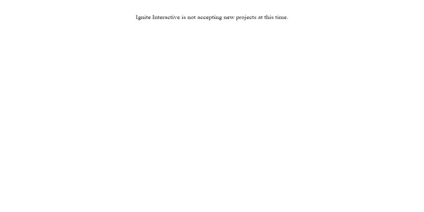 Screenshot of ignite-interactive.com
