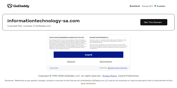 Screenshot of informationtechnology-sa.com
