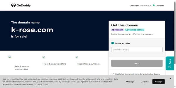 Screenshot of k-rose.com