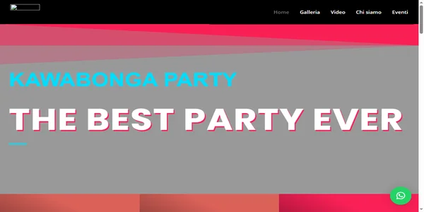 Screenshot of kawabonga-party.com