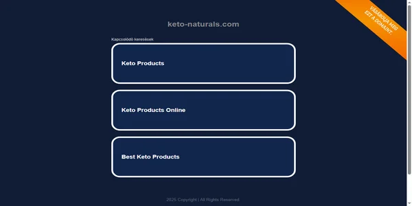 Screenshot of keto-naturals.com