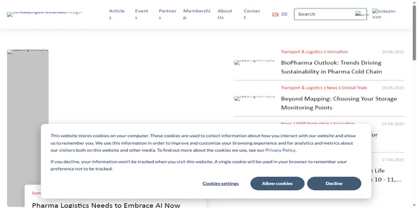 Screenshot of leading-minds-network.com