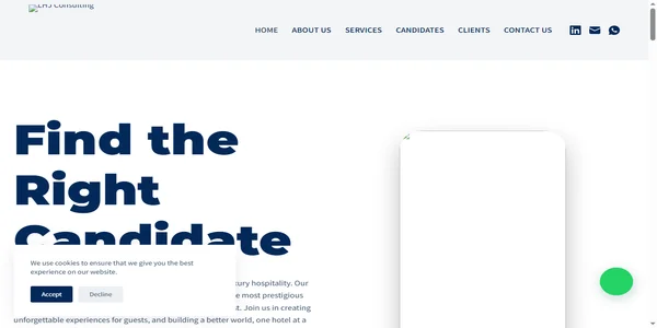 Screenshot of lhj-consulting.com