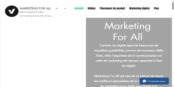 Screenshot of marketing-forall.com