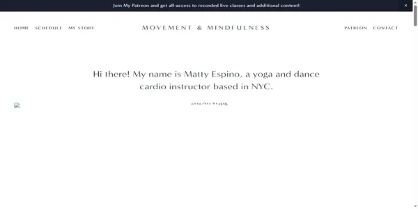 Screenshot of matthew-espino.com
