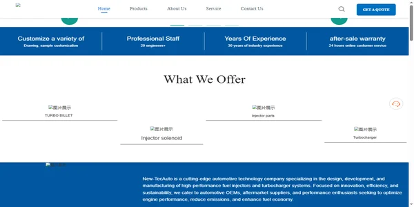 Screenshot of new-tecauto.com