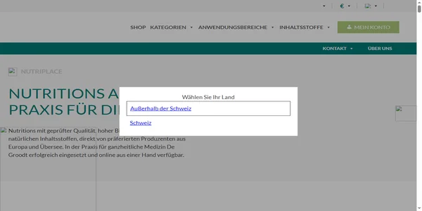 Screenshot of nutri-place.com