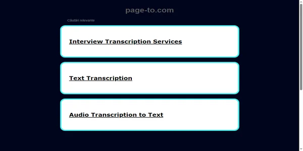 Screenshot of page-to.com