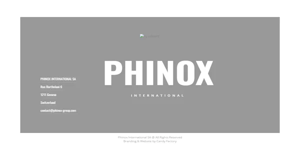 Screenshot of phinox-group.com