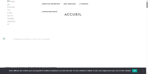 Screenshot of prestige-entretien.com