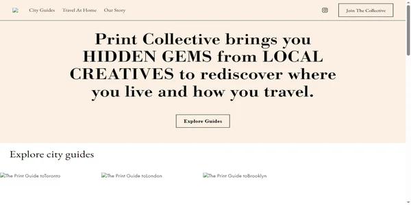 Screenshot of print-collective.com