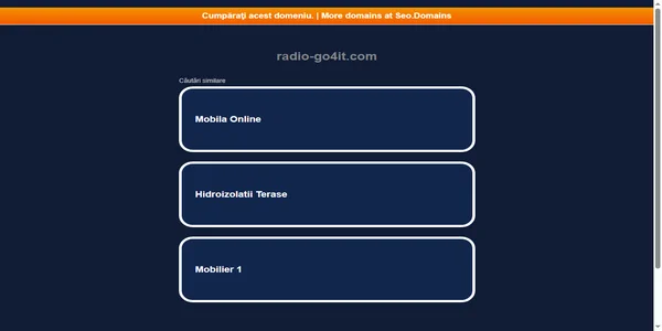 Screenshot of radio-go4it.com