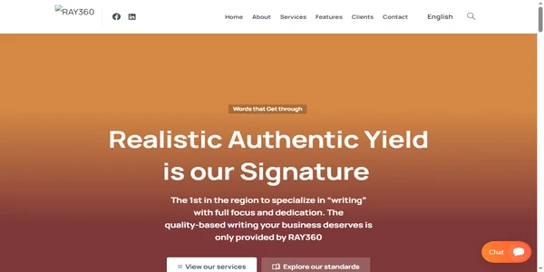Screenshot of ray-360.com
