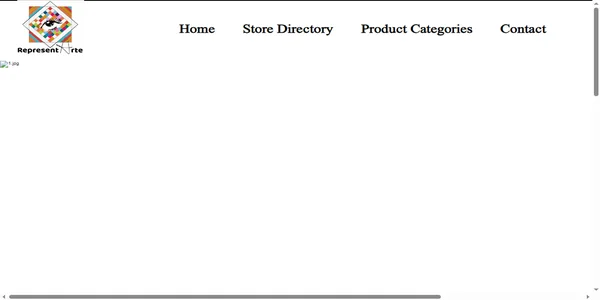 Screenshot of represent-arte.com