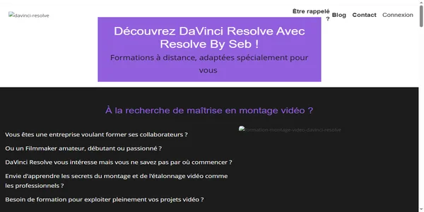 Screenshot of resolvebyseb-formation.com