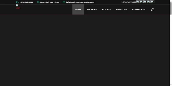Screenshot of rockstar-marketing.com