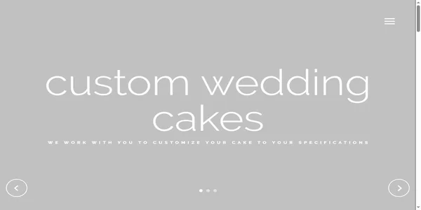 Screenshot of santorini-wedding-cakes.com