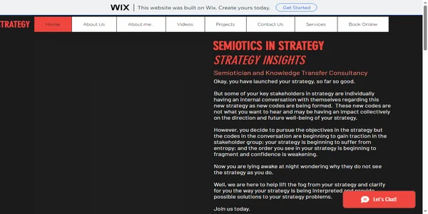 Screenshot of semiotics-in-strategy.com