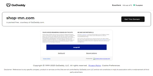 Screenshot of shop-mn.com