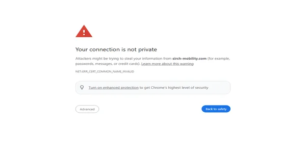 Screenshot of sirch-mobility.com
