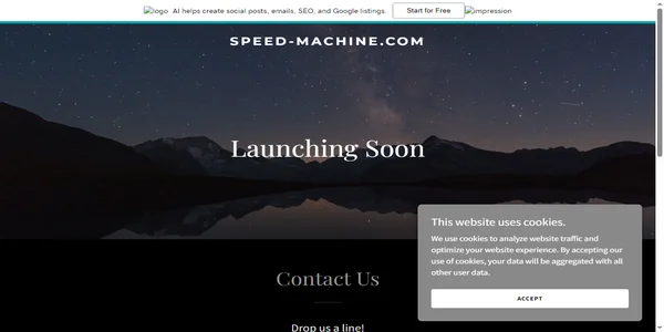 Screenshot of speed-machine.com