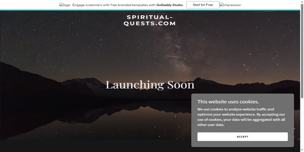 Screenshot of spiritual-quests.com