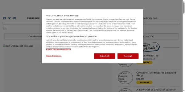Screenshot of spy.com