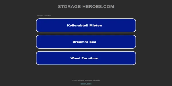 Screenshot of storage-heroes.com
